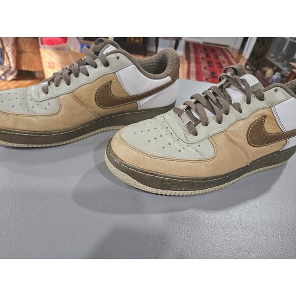 Nike Air Force 1 Low Linen 315180-291 Tan Brown Men’s Size 13 main image 3